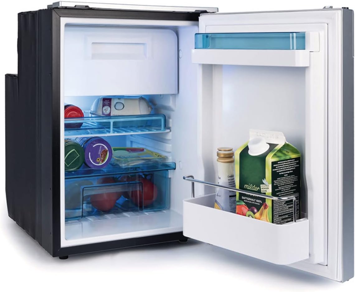 Kühlschrank mit Gefrierfach 50L Kompressor Camping Einbau Kühl/Gefrierschrank klein 12/24V