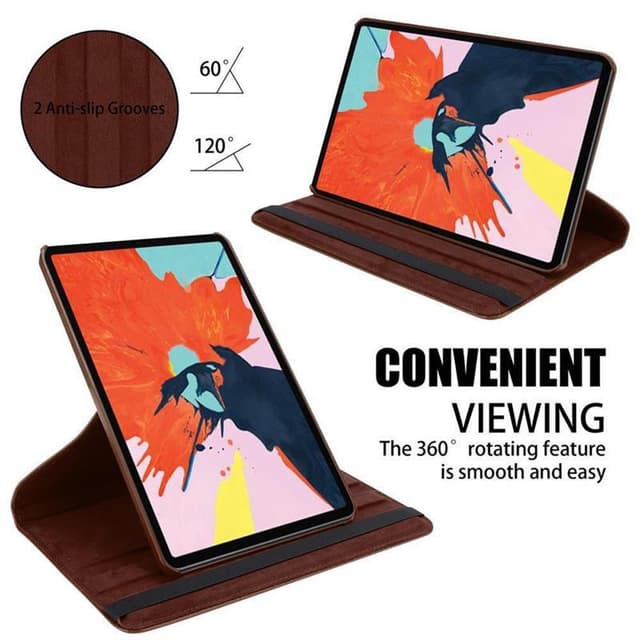 iPad PRO 2018 (12.9 tomme) Pungetui Cover (Brun)