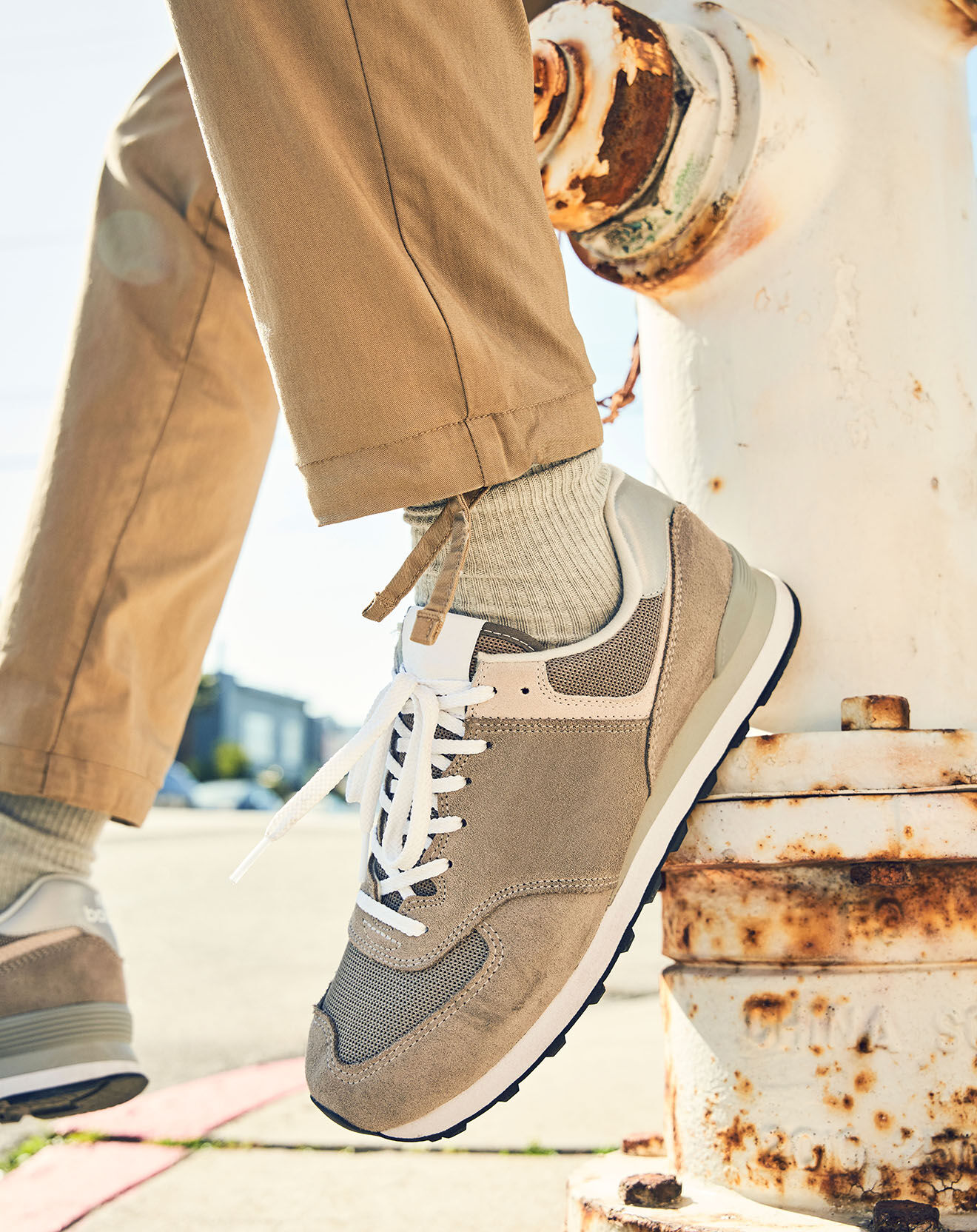 Dockers Pantalon chino en Coton Bio Mobile Icon Tapered beige foncé