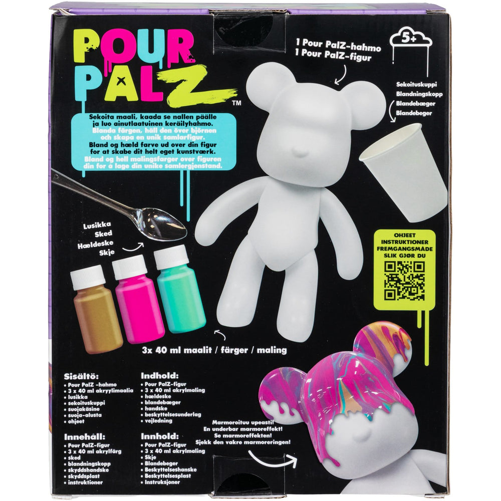 Køb Pour Palz Diy Paint Bear Golden Dream