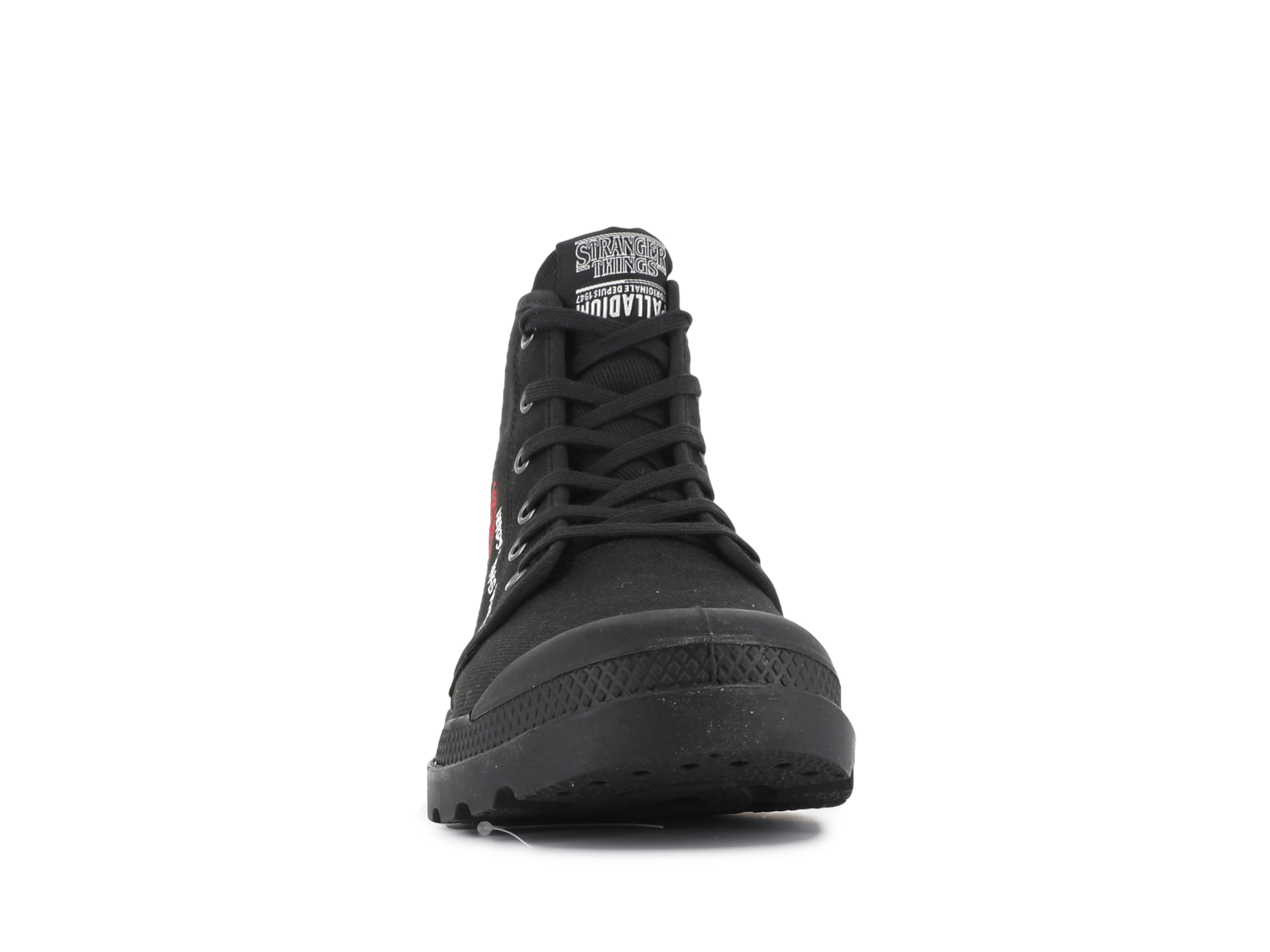 Palladium Schnürboots »STRANGER THINGS X PAMPA HELLFIRE«  Schnürstiefel aus Canvas mit Print