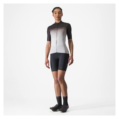 Maillot Manches Courtes Femme Salita Noir/Gris
