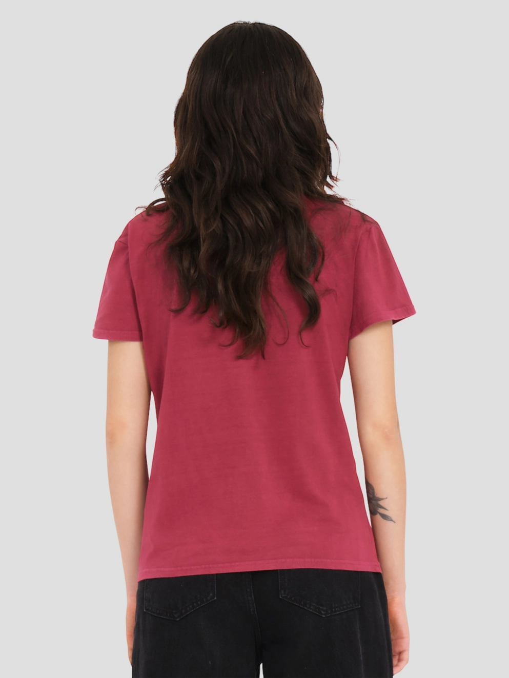 Volcom Solid Stone Emb T-Shirt wine