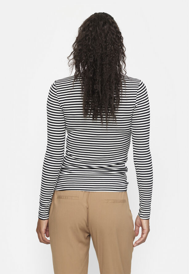 Soft Rebels SRFenja Stripe O-neck Top Black