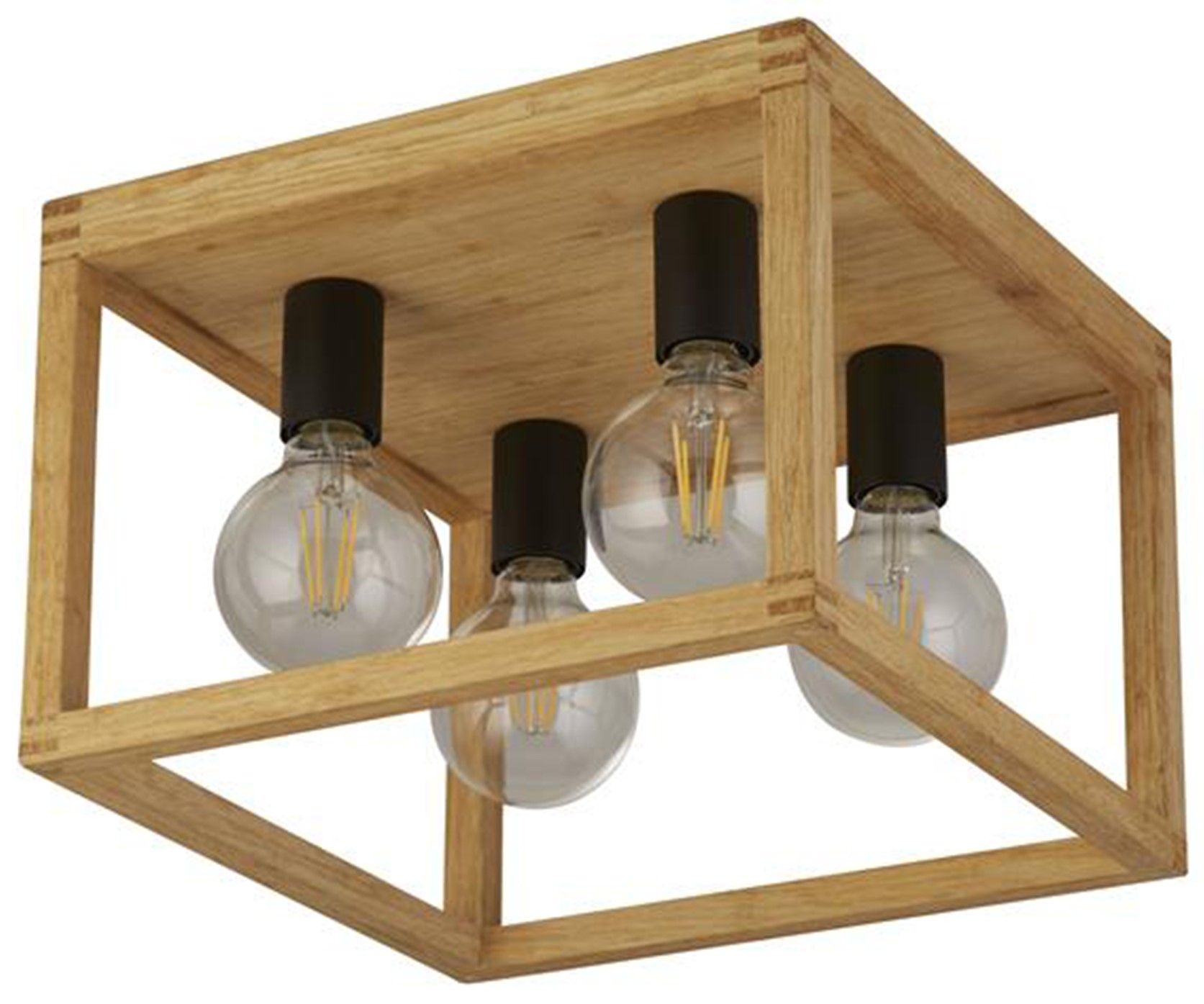 Plafondlamp 54742-4NA Square B36 x D36 cm