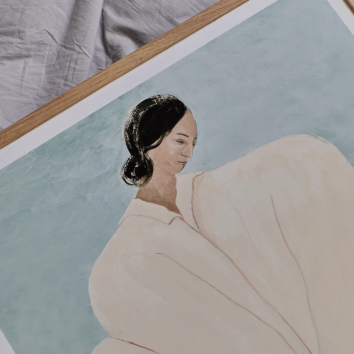 The Poster Club - Meet Me At Jaurés von Sofia Lind, 100 x 100 cm