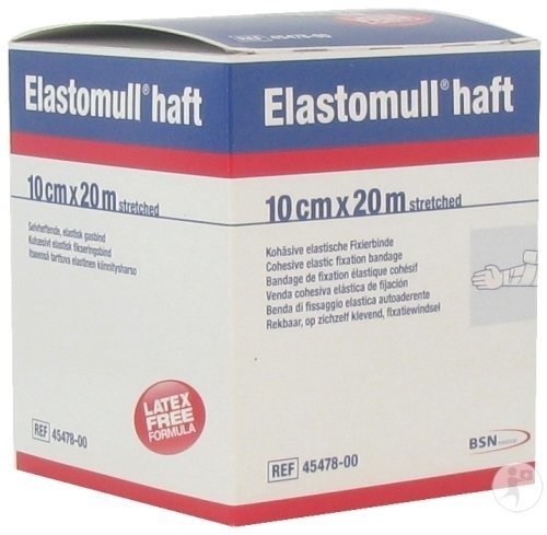 Bsn Medical Elastomull Haft Bandage De Fixation Élastique Cohésif 20m x 10cm Pièce 1 (4547800)