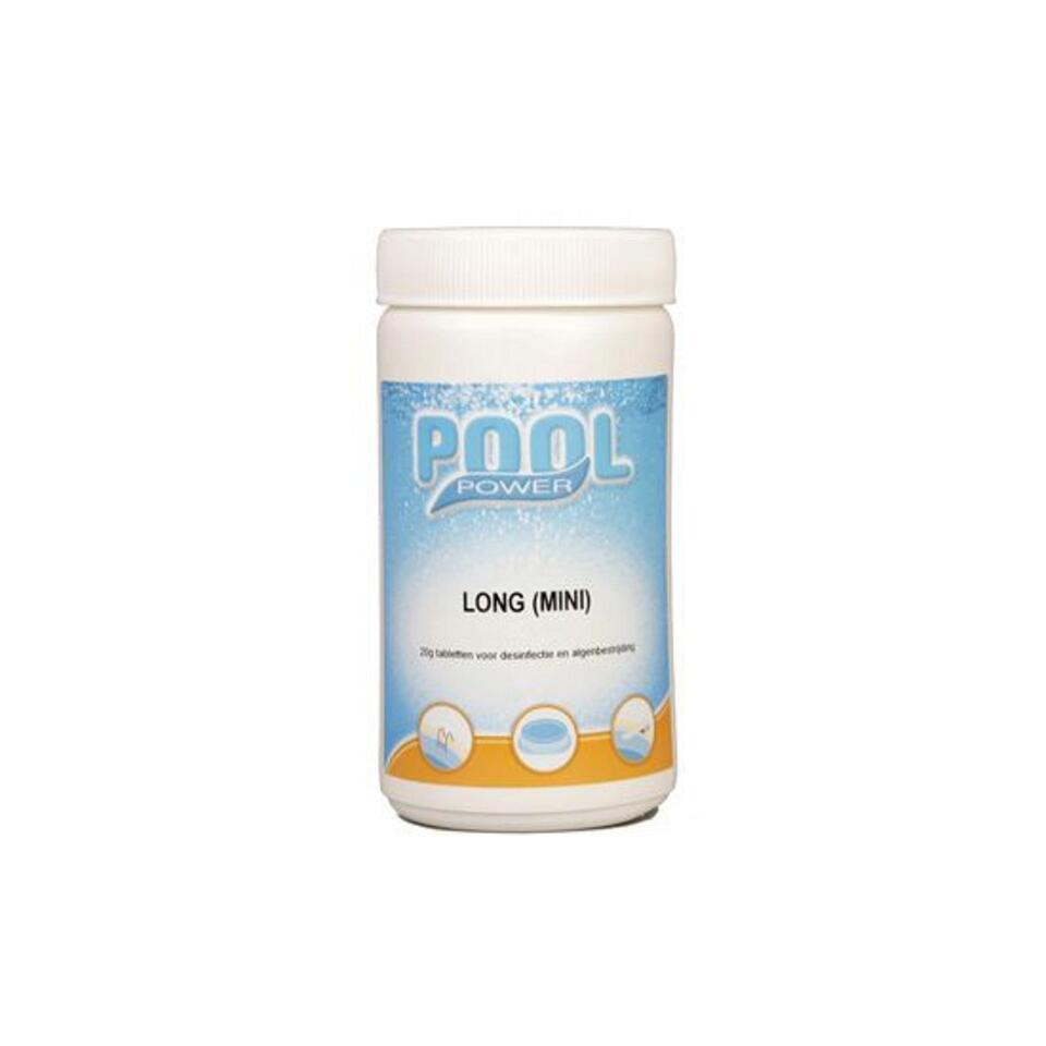 Pool Power Long Mini Zwembad chloortabletten - 1 kg - 20 gram