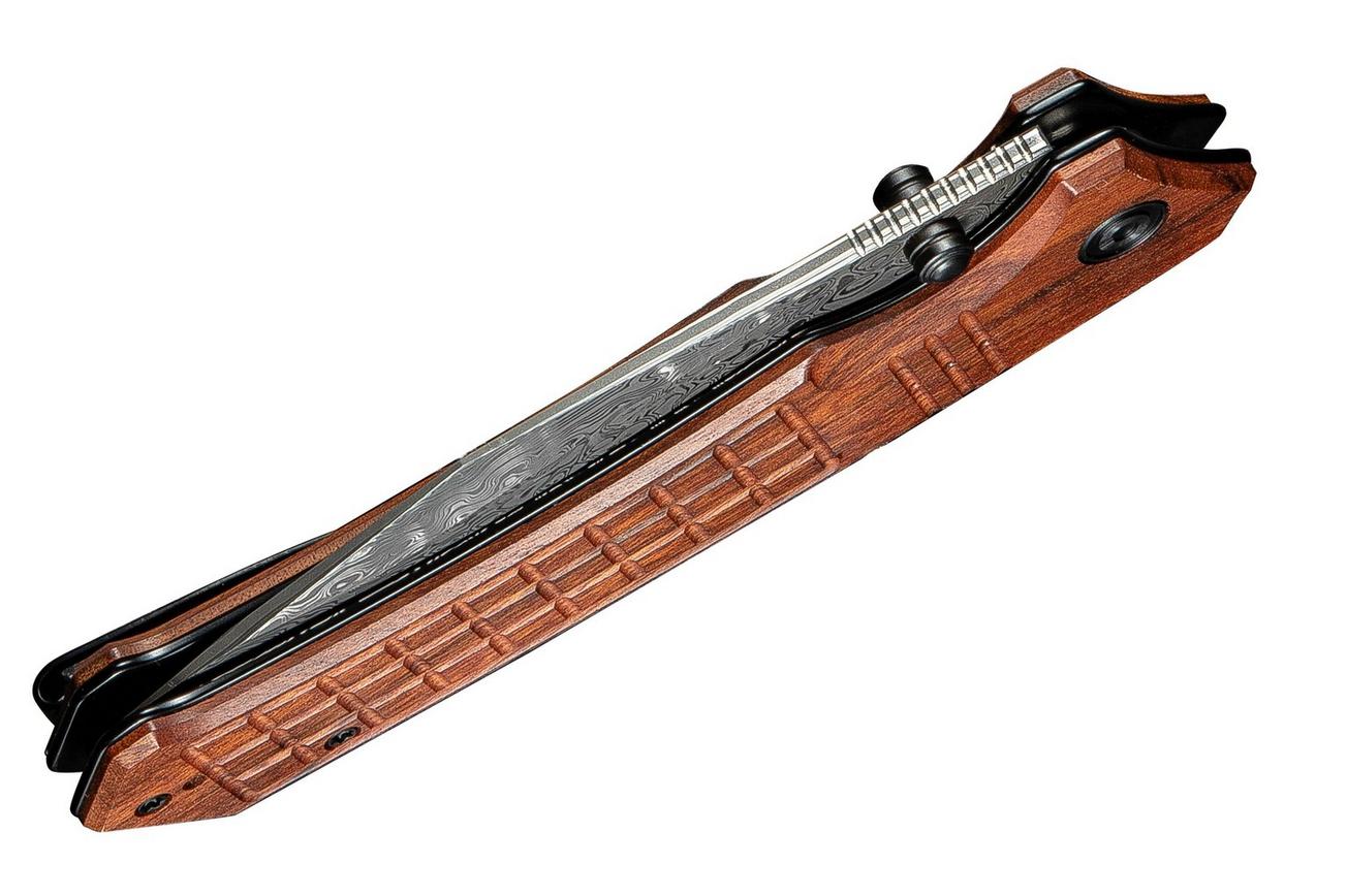 Civivi Tacticorix C23055-DS1 Damascus, Guibourtia Wood, zakmes