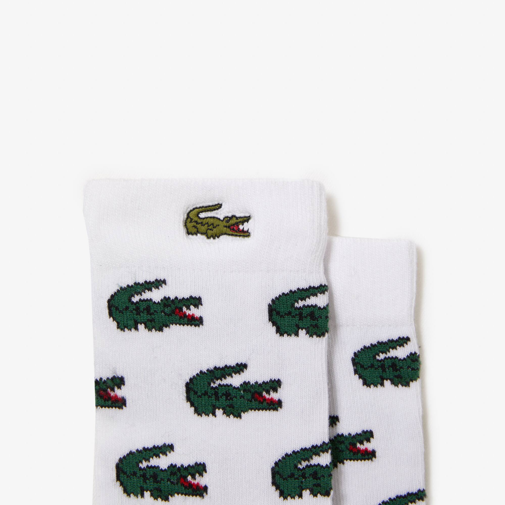 Socken mit Croc-Motiv im 2er-Pack Socken - Weiss - Lacoste - Kinder