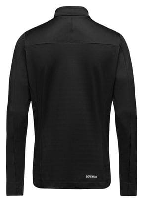 Maillot Manches Longues Running Gore Wear Thermal 1/4 Zip Noir