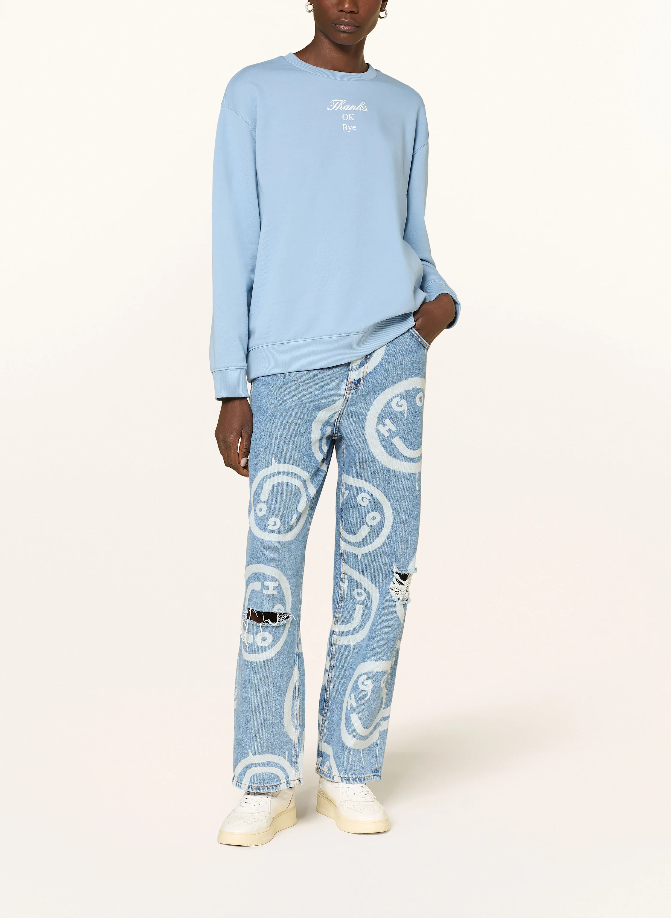 HUGO BLUE Sweatshirt CLASSIC CREW