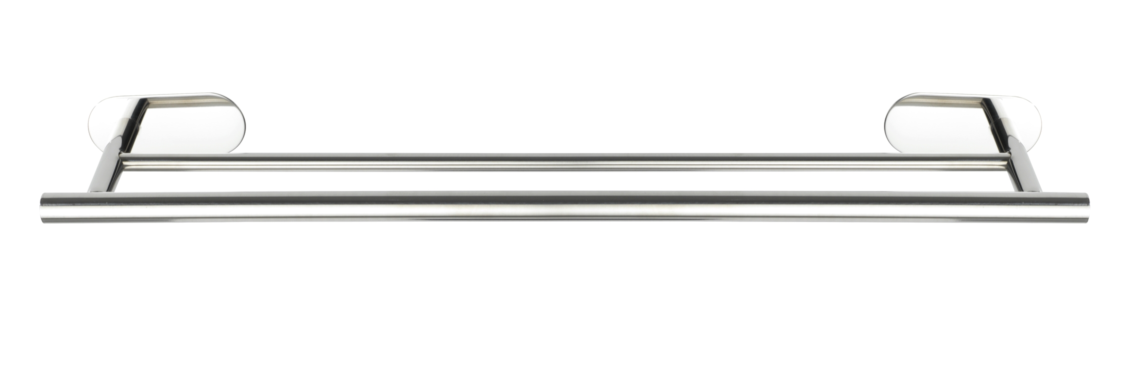 Wenko Orea turbo-loc handdoekhouder duo RVS glans