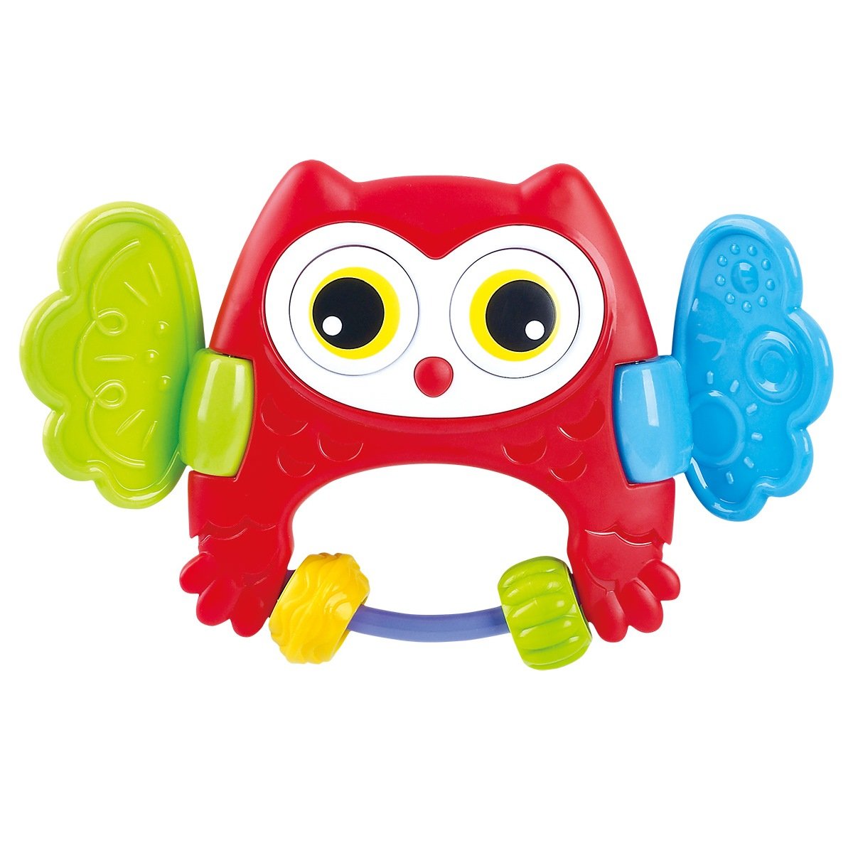 Hochet hibou cache-cache