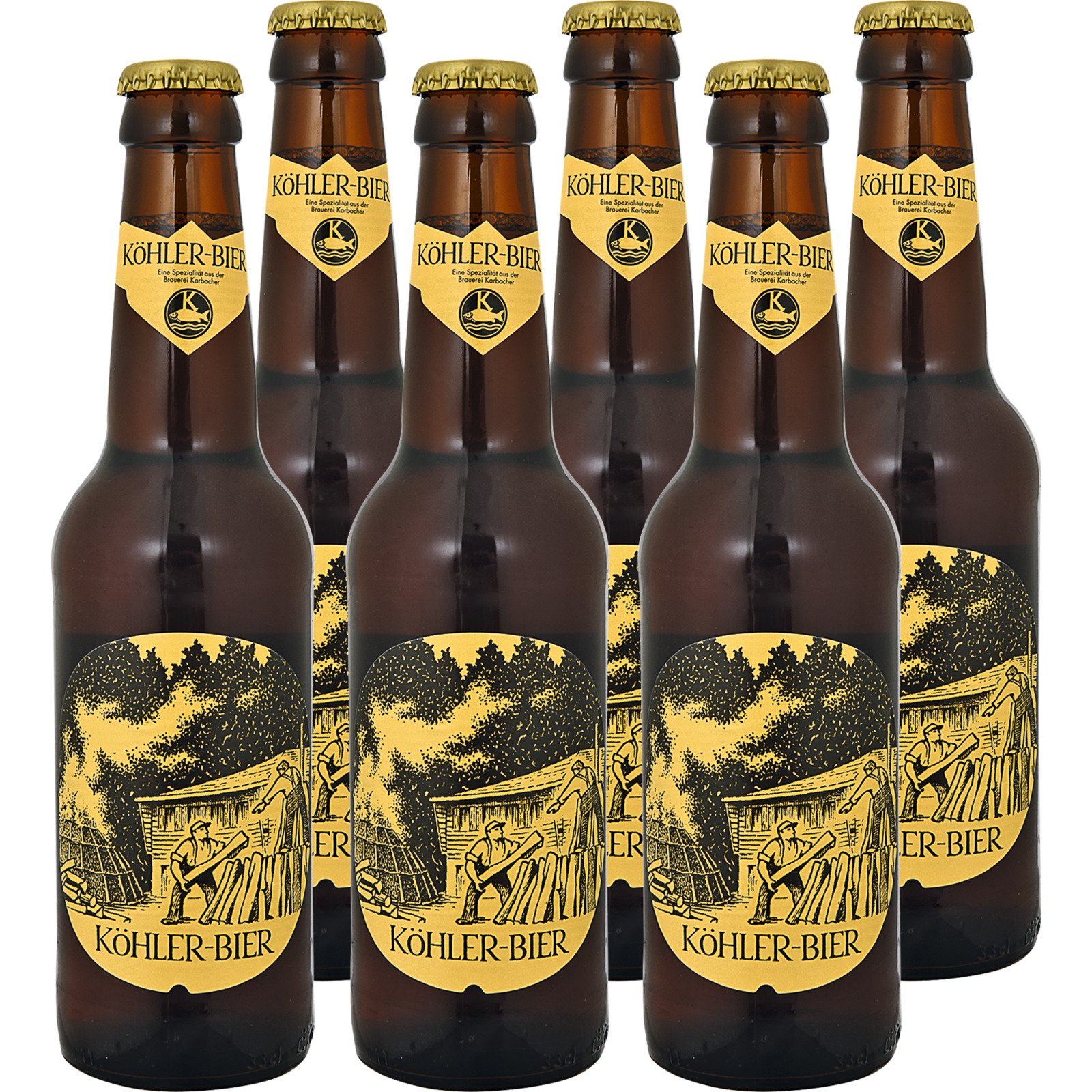 Köhler Bier 6x33cl Glas