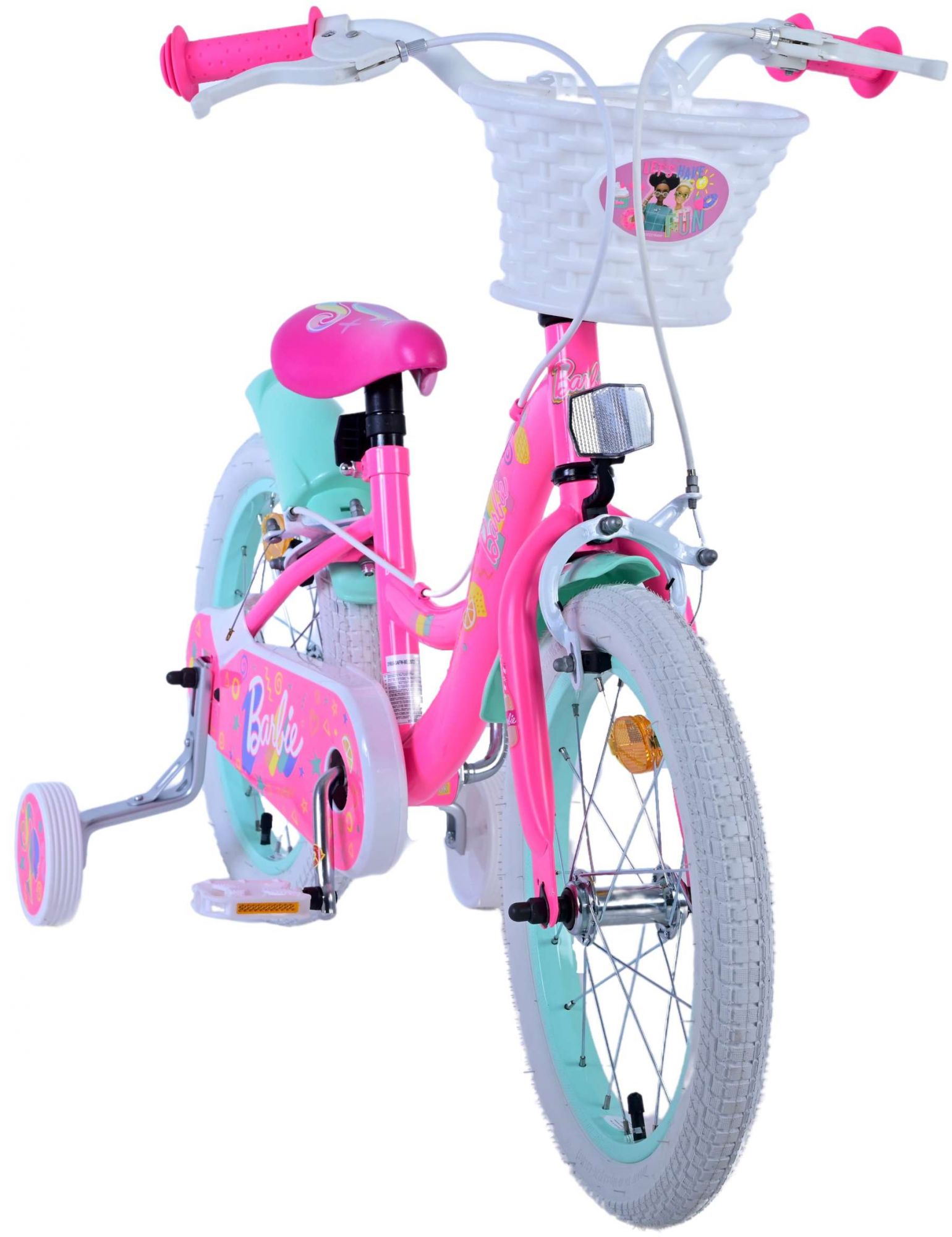 Kinderfahrrad Barbie für Mädchen Fahrrad in Rosa 16 Zoll Kinderrad