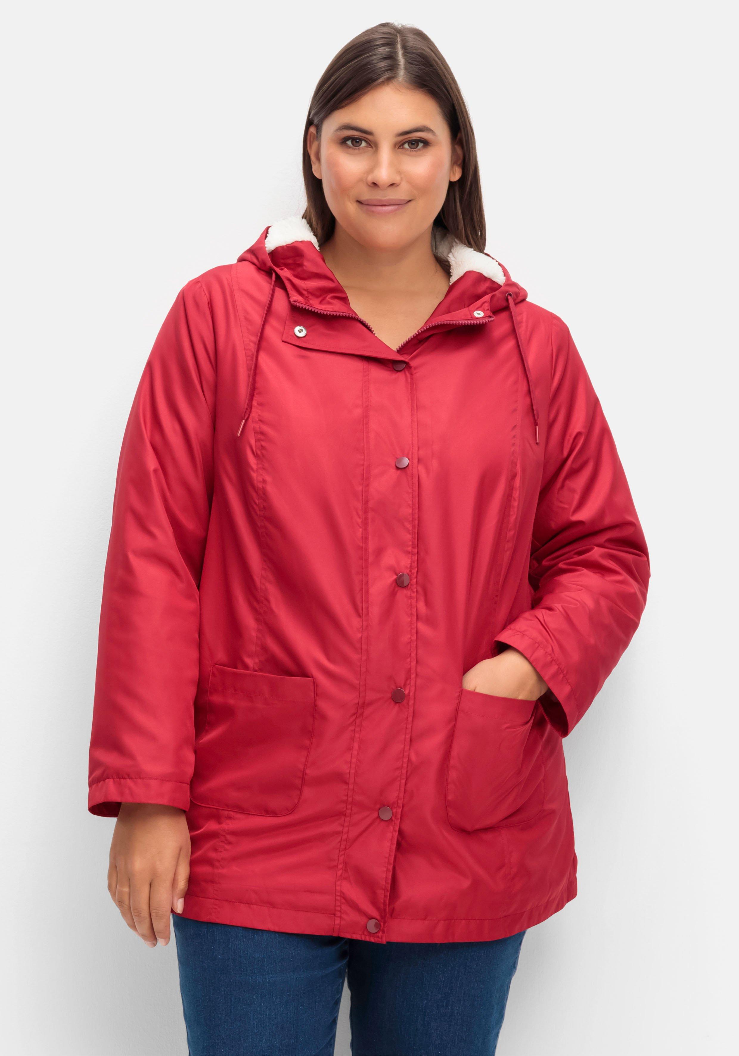 Windjacke mit Futter aus Teddyfleece