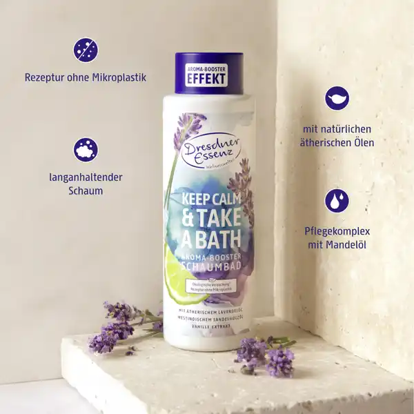 Aroma-Booster Schaumbad Keep Calm & Take a Bath