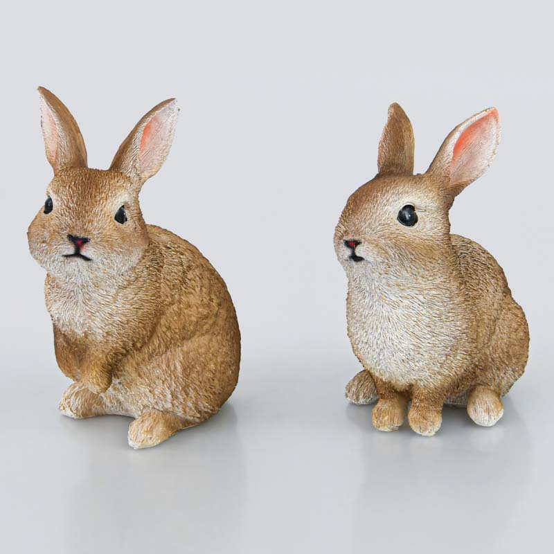 Lapin assis décoratif