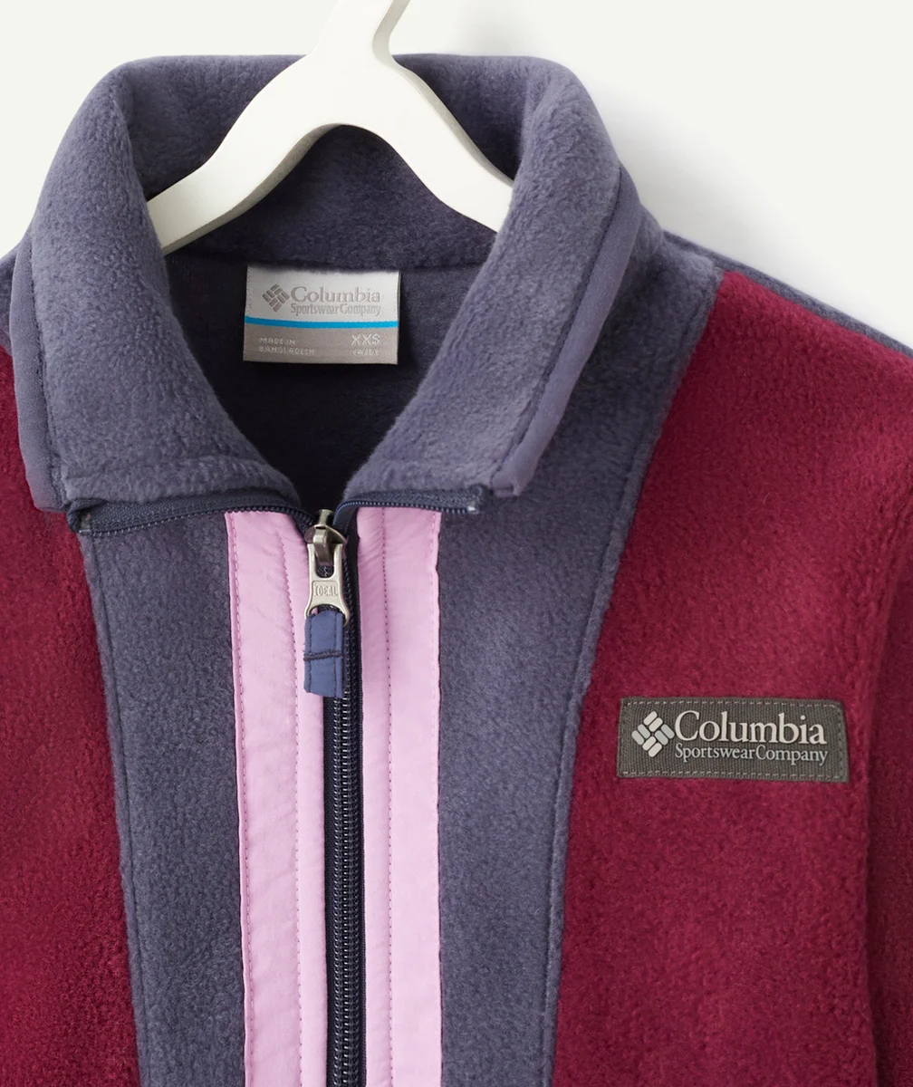 COLUMBIAVESTE EN POLAIRE FILLE BACK BOWL MAGENTA ET VIOLET