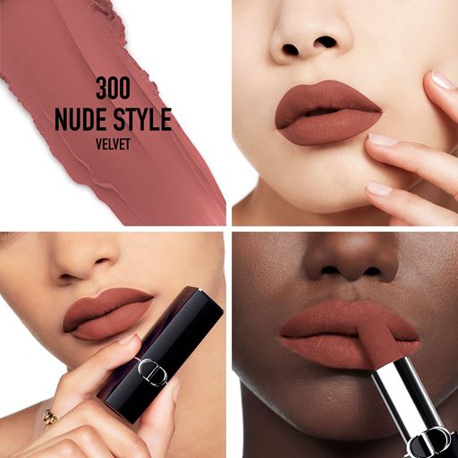 Dior Rouge Dior New Velvet Lipstick, 300 Nude Style