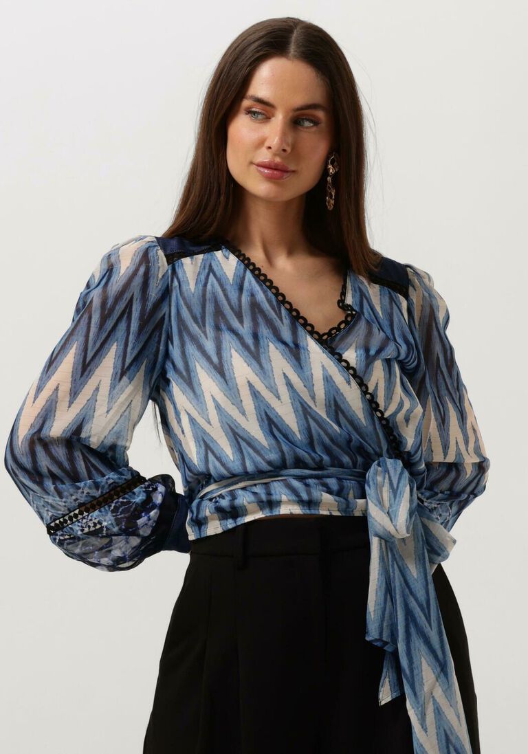 LIU JO blauwe liu jo blouse blusa sunshine
