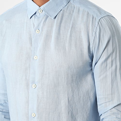 Chemise A Manches Longues 7631 Bleu Clair