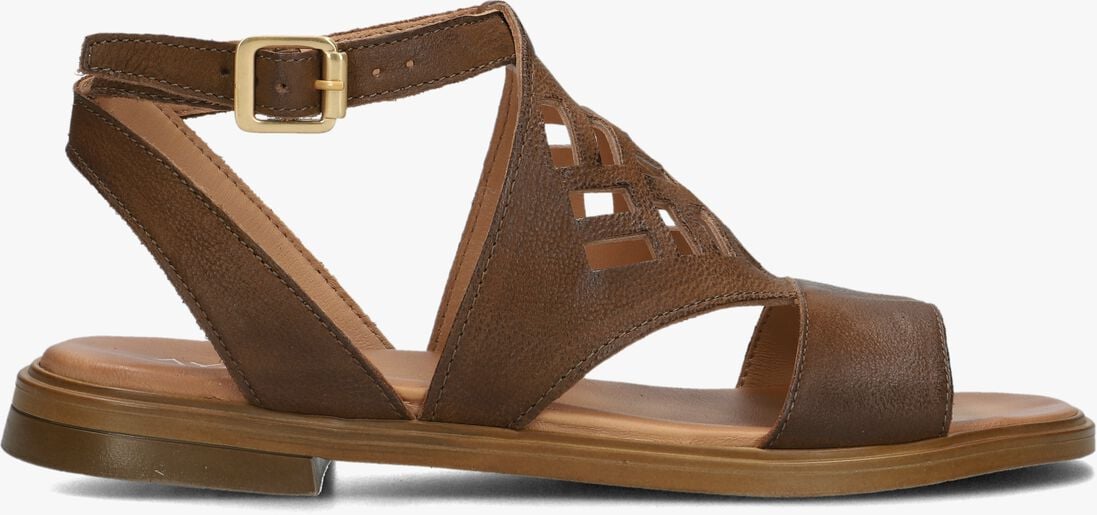 cognac ayana platte sandalen m05088