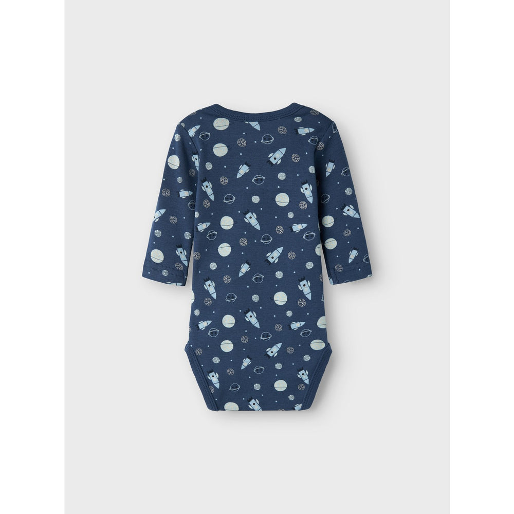 Køb Name It Dark Denim Nbmbody 3P Ls Dark Space Noos