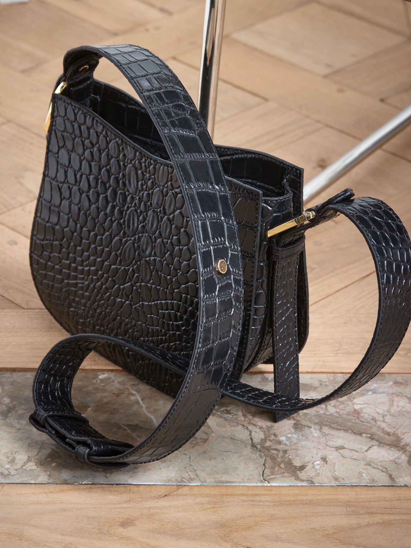 Sac demi-lune - Collection Maroquinerie Cyrillus