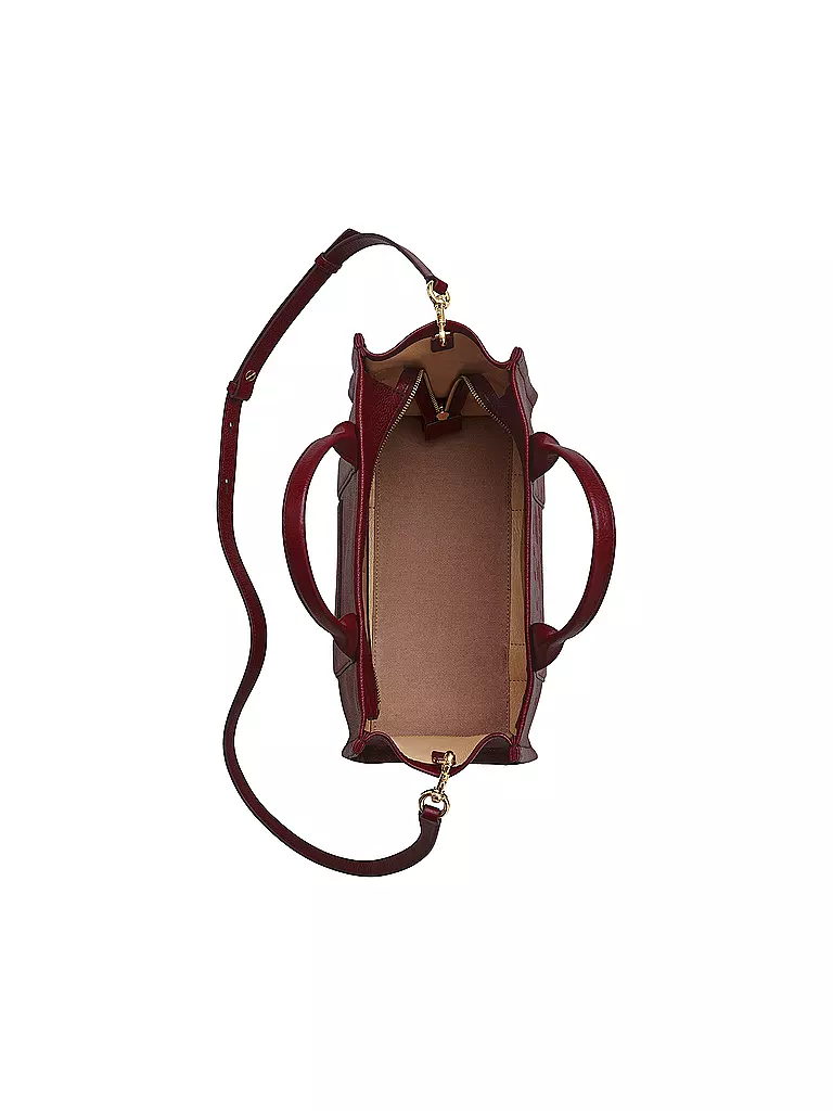 MARC JACOBS Ledertasche - Tote Bag THE MEDIUM TOTE LEATHER dunkelrot