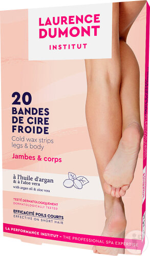 Laurence Dumont Institut Bandes De Cire Froide Jambes Et Corps 20 Pièces