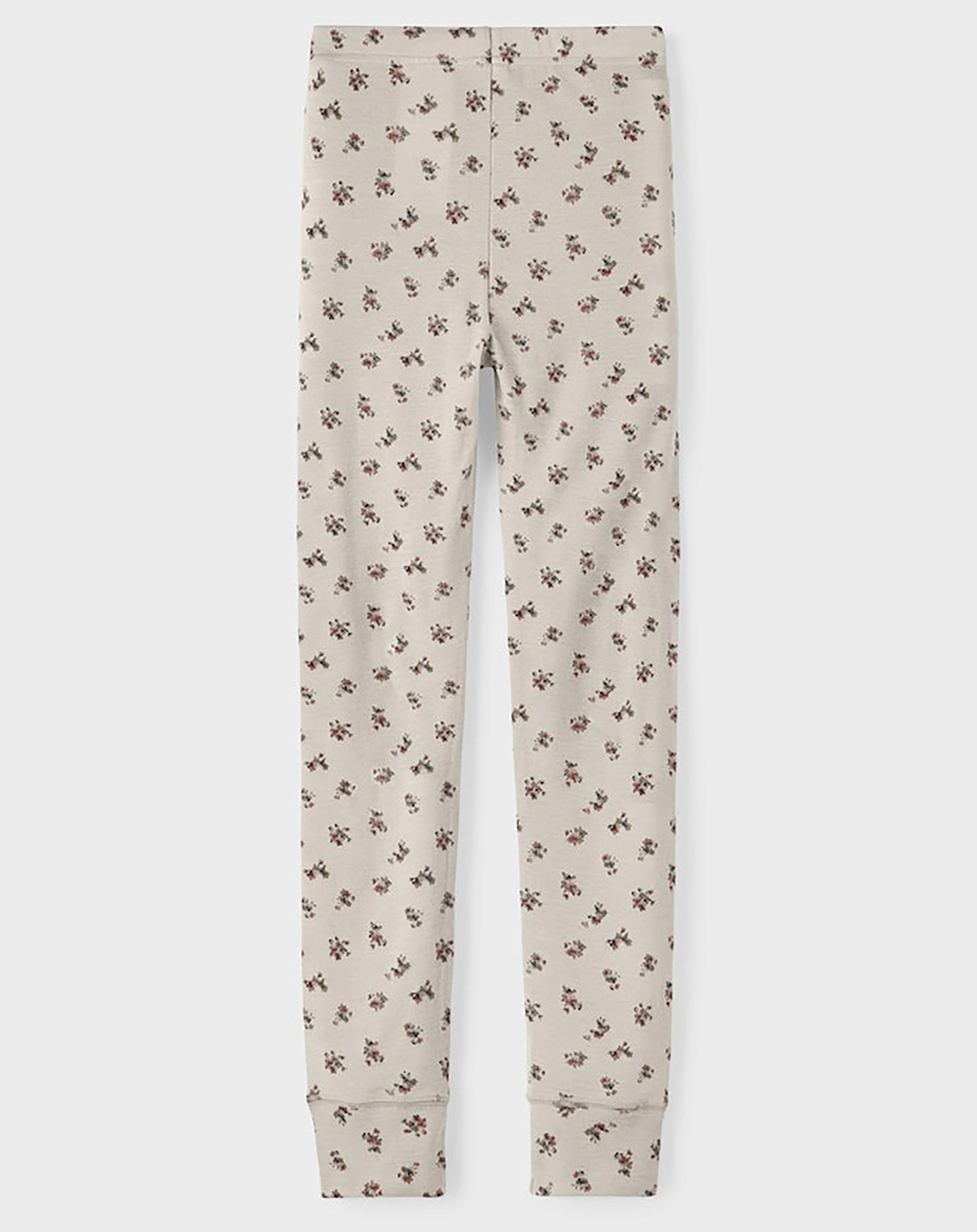 Leggings NKFWANG AOP aus Wolle in moonbeam