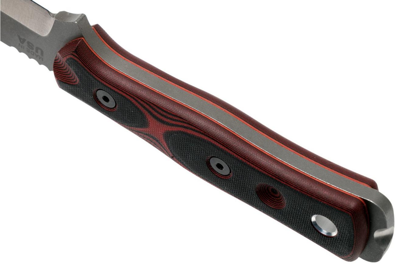 TOPS Knives B.O.B. Fieldcraft 154CM Red/Black G10 BROS-154-RB bushcraftmes