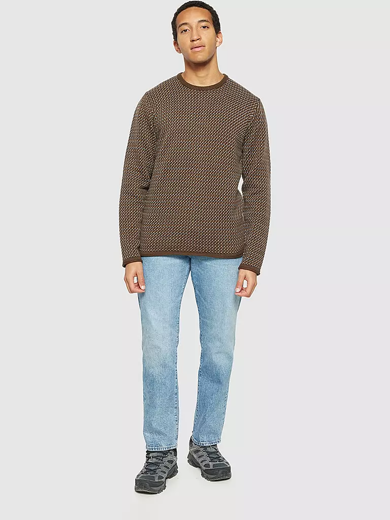 KNOWLEDGE COTTON APPAREL Pullover  braun