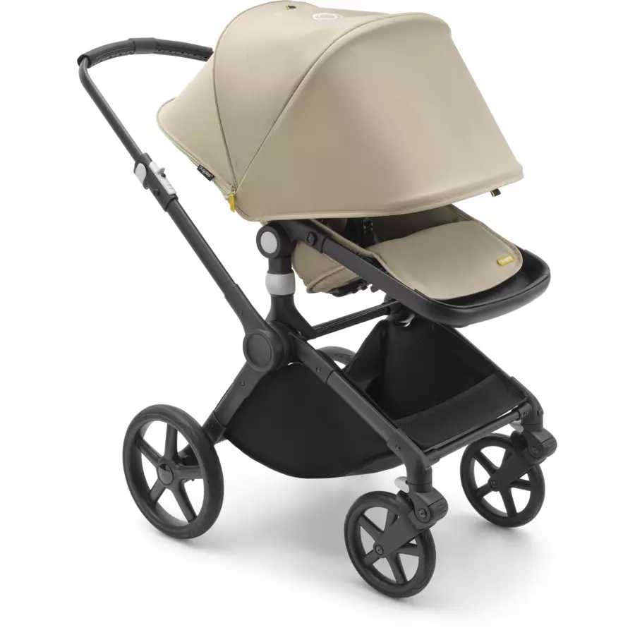 bugaboo Kinderwagen Fox Cub mit Liegeaufsatz und Sitz BlackDesert Beige