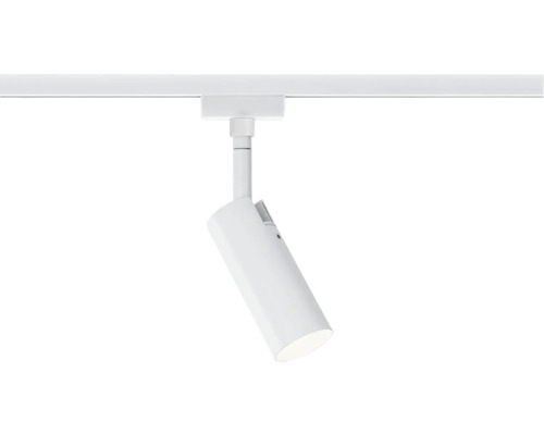 Paulmann URail railspot, 3-staps dimbaar, 4W, 170 lm, 4000 K, Tubo signaalwit
