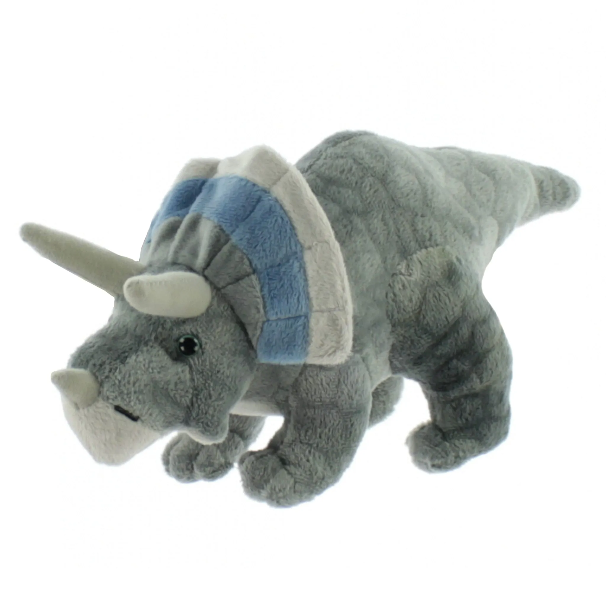Wild Republic Peluche Dinosaure Tricératops - Gris