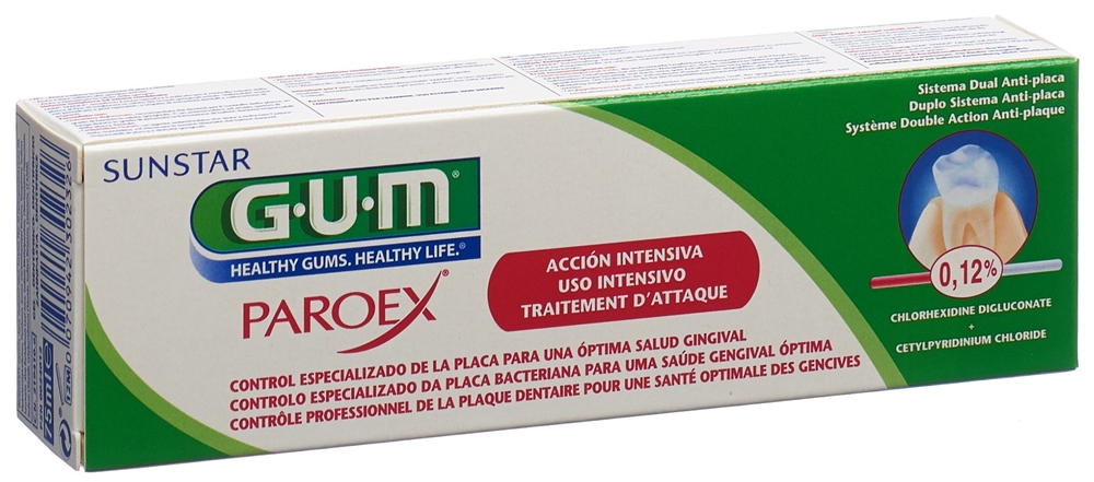 GUM Paroex Zahnpasta 0.12 %<br>75 ml, Paste, Chlorhexidin