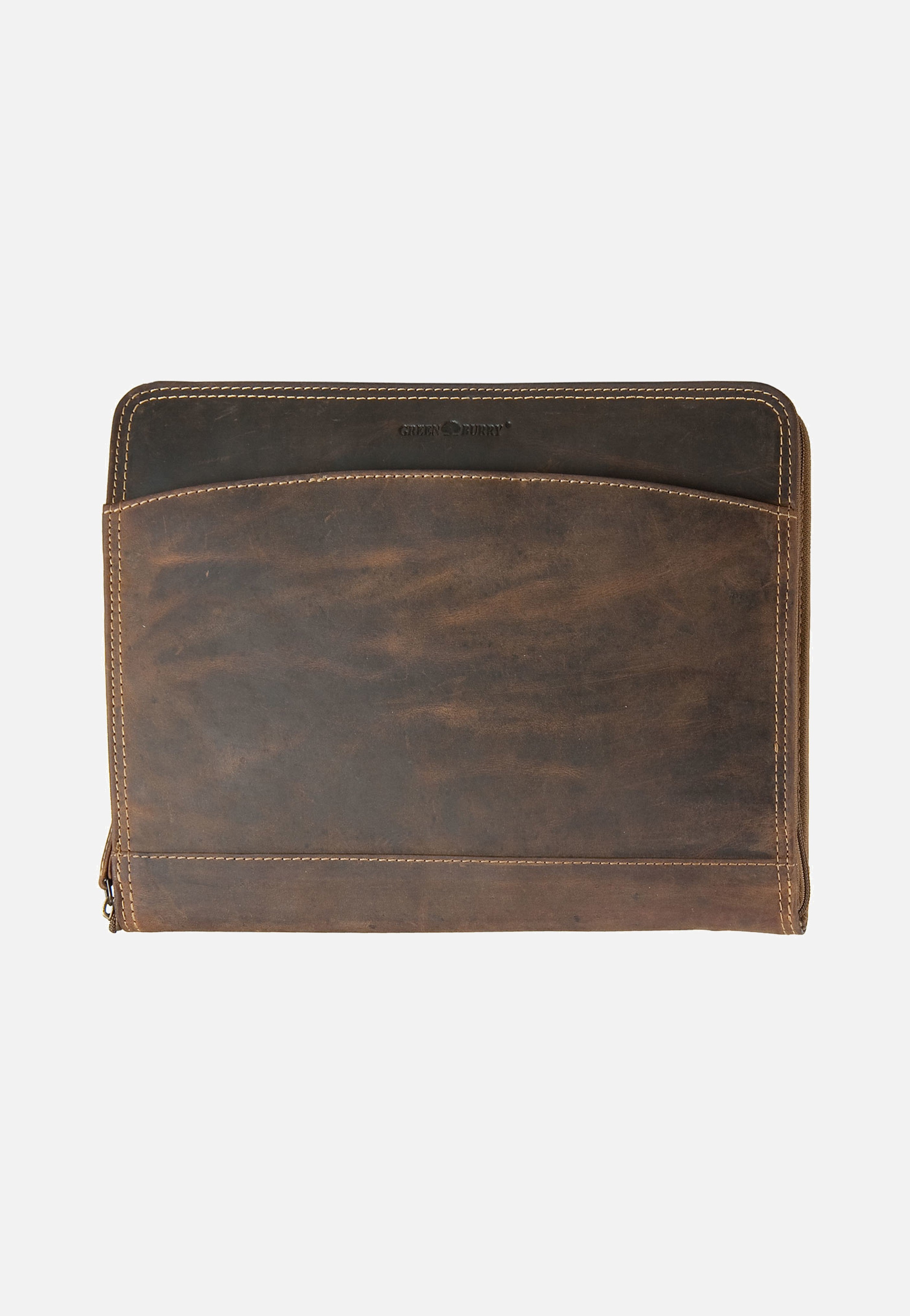 Vintage Manager Sattelbraun - Dokumentenmappe