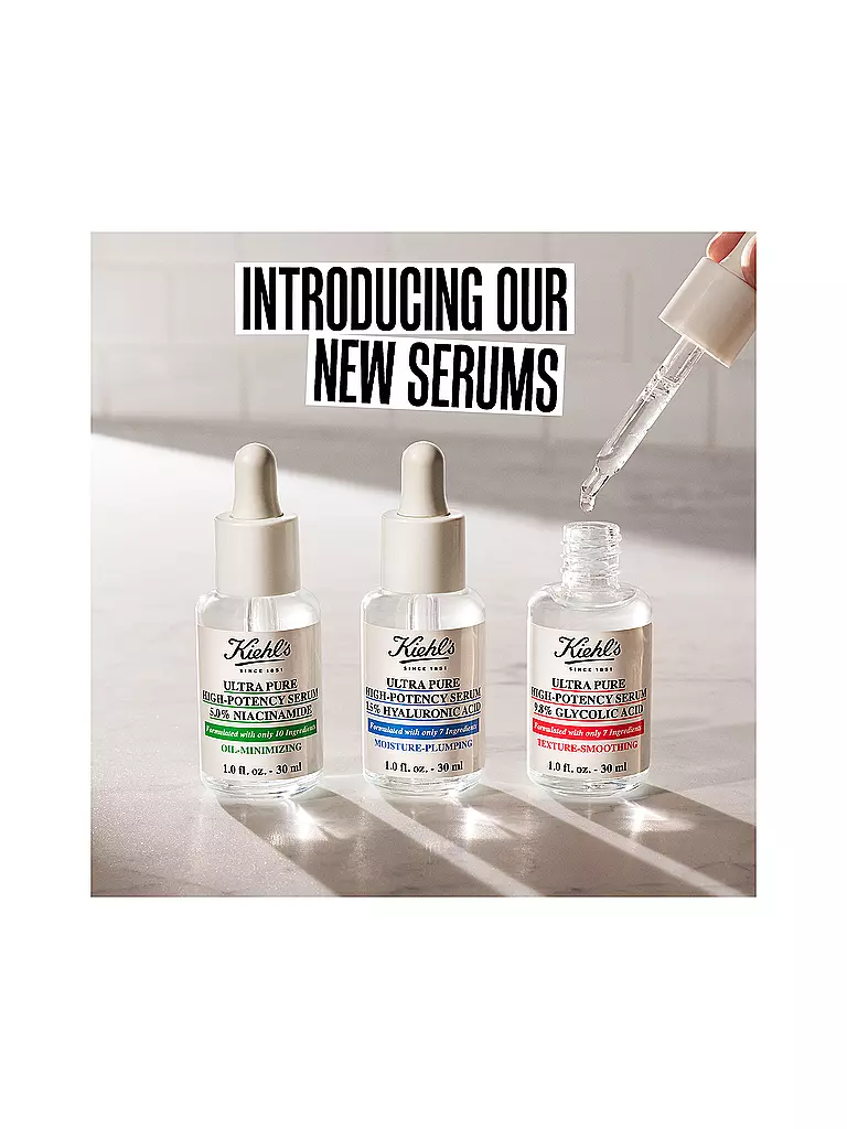 KIEHL'S Ultra Pure High-Potency Serum 1.5% Hyaluronic Acid 30ml keine Farbe