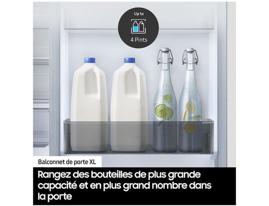 SAMSUNG - Réfrigérateur congélateur bas RB38C672ESA