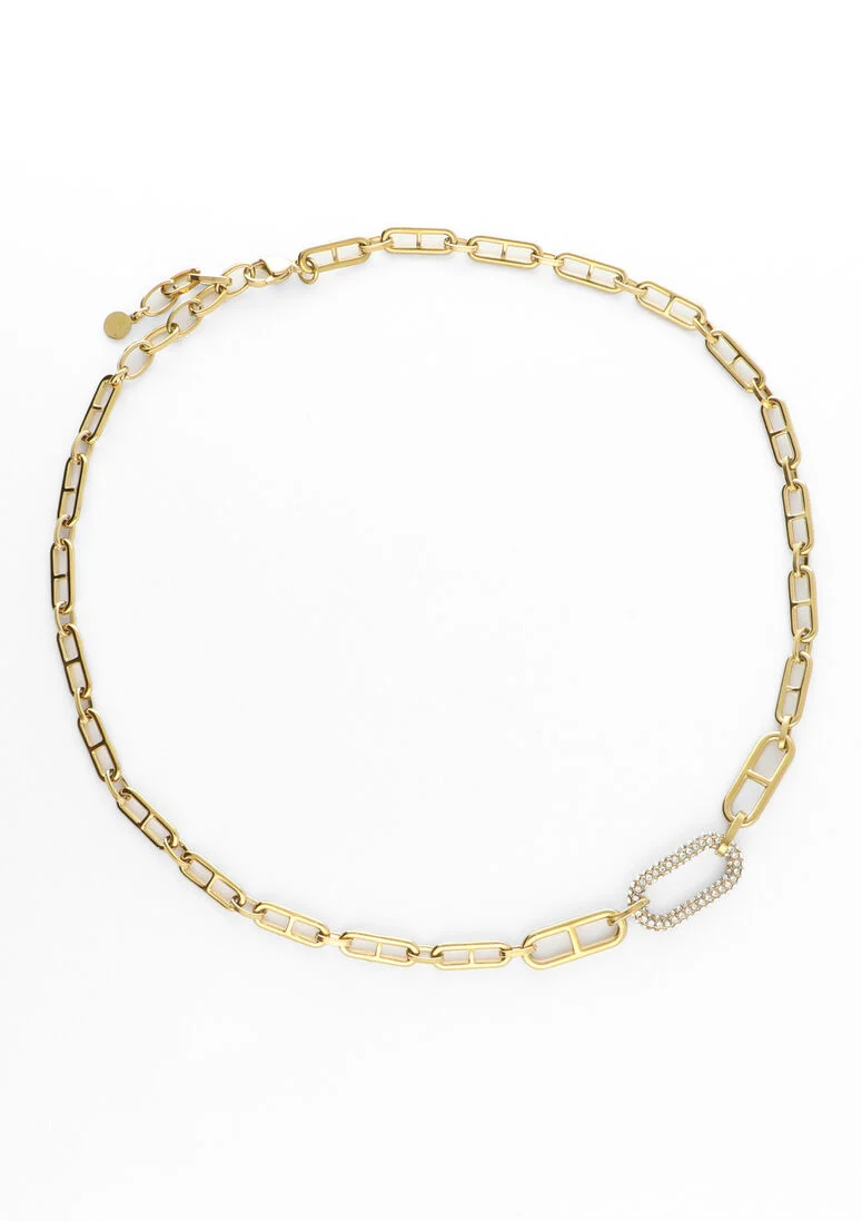 NOTRE-V gouden notre-v ketting omfw22-018