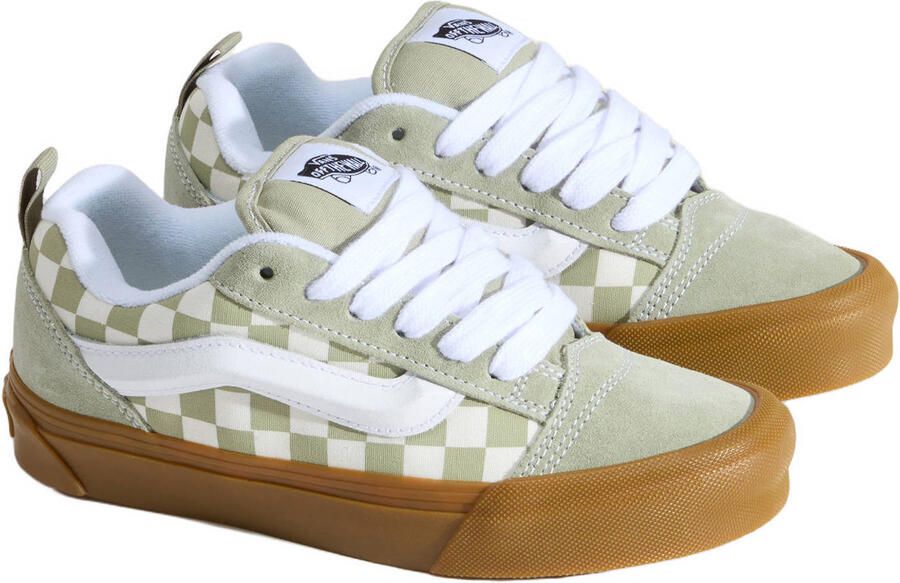 VANS Knu Skool sneakers lichtgroen ecru