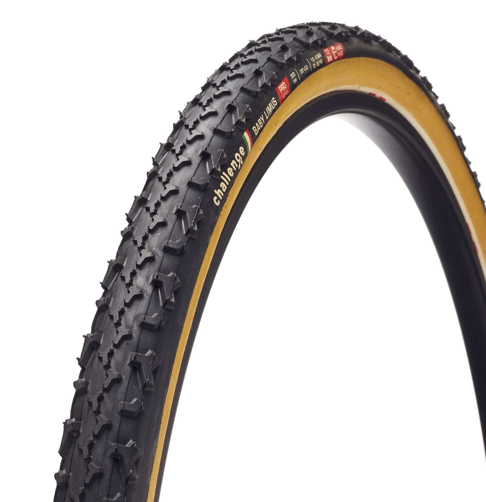 Challenge Baby Limus Cyclocross Open Tubular 700x33C Zwart/Geel