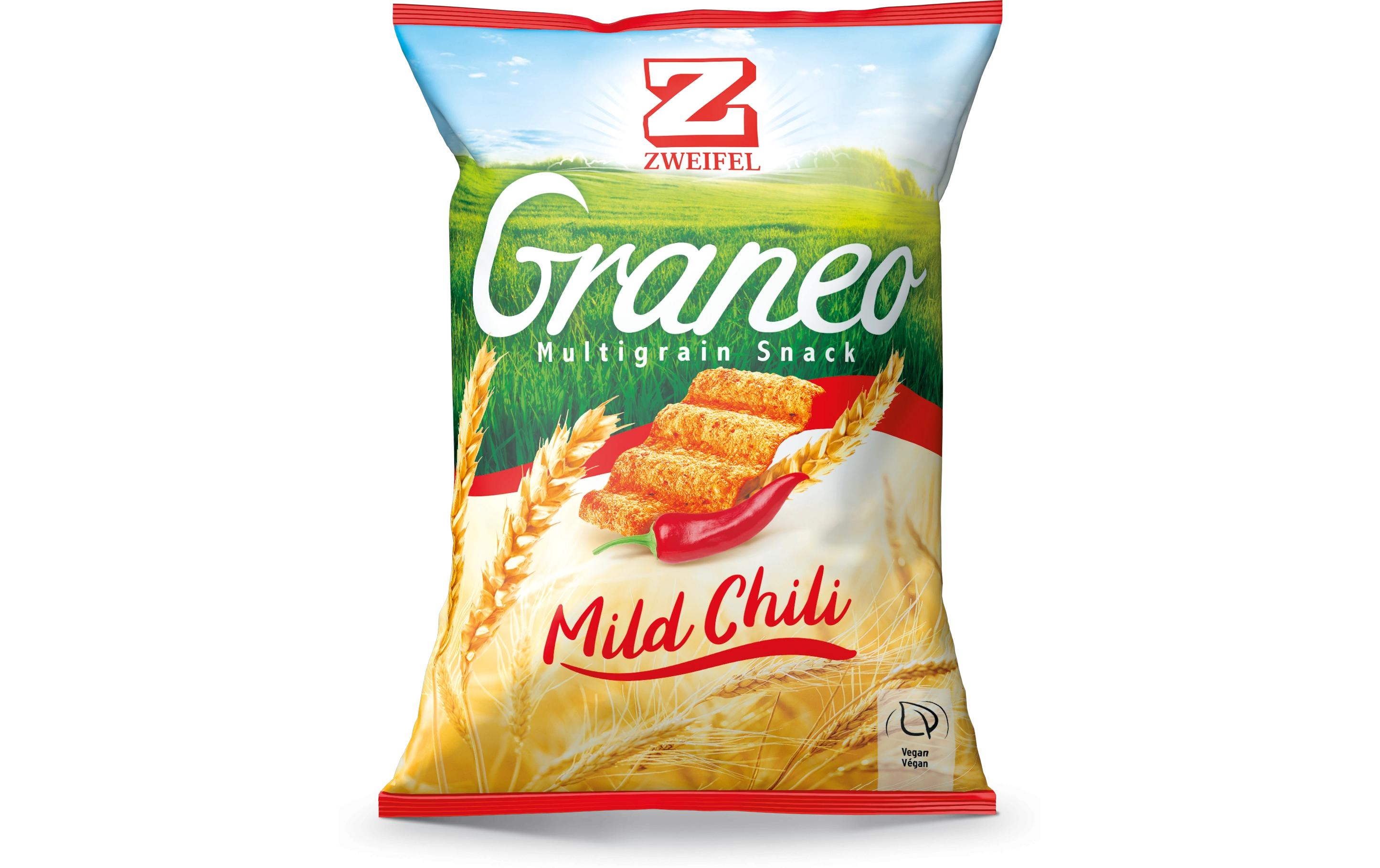 Chips Graneo Mild Chili 20 x 27 gKartoffel Chips mit rauchig-würzigem Geschmack