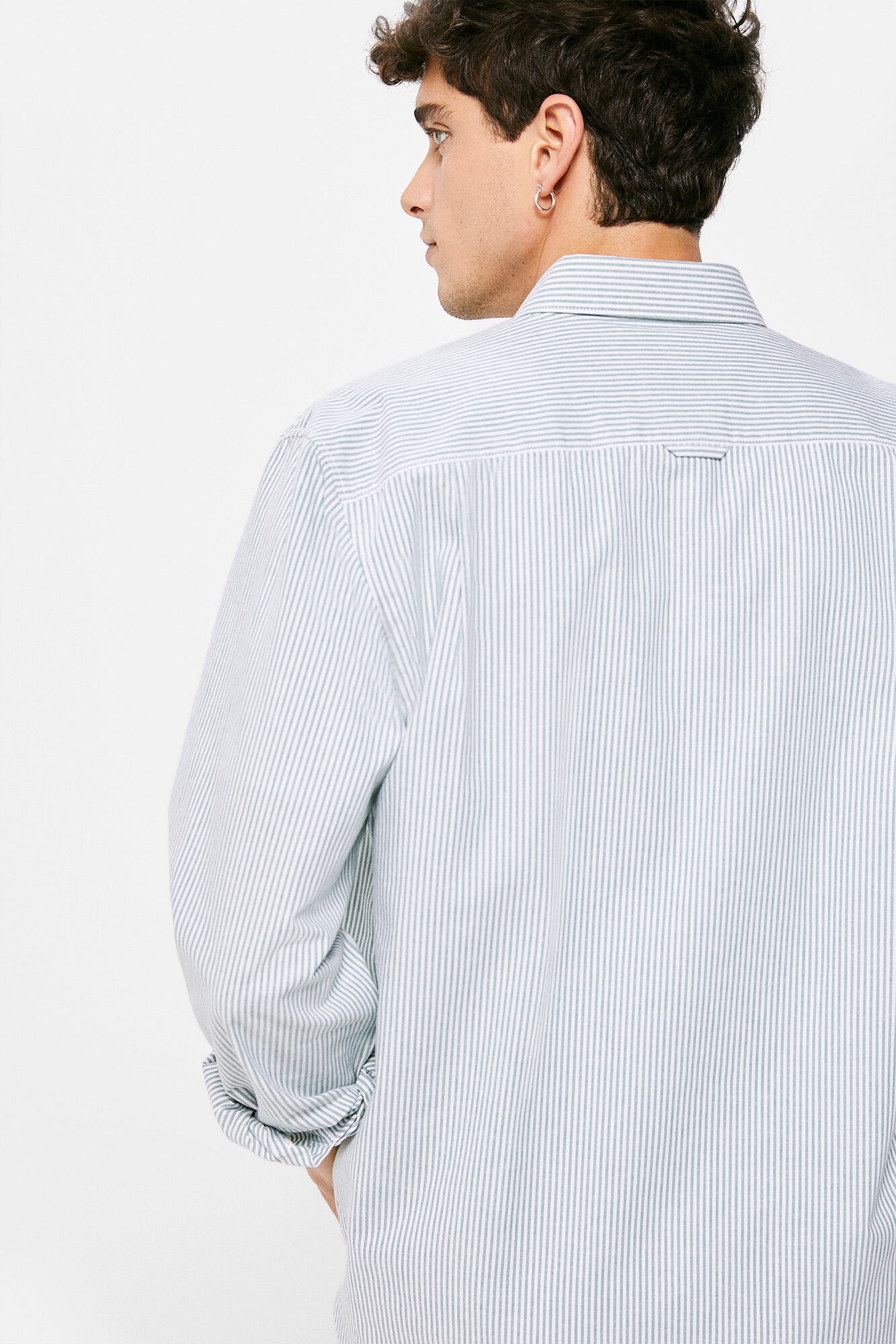 Camisa listrada Pintpoint - verde
