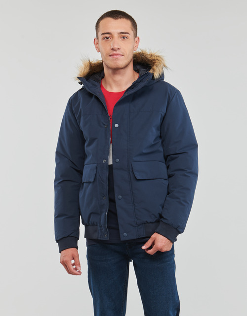 Jack & Jones - JJCHAMP BOMBER JACKET FUR - Marine