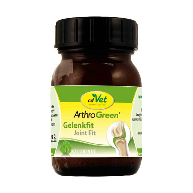 Arthrogreen Gelenkfit Pulver für Hunde / Katzen / Pferde, 70 g