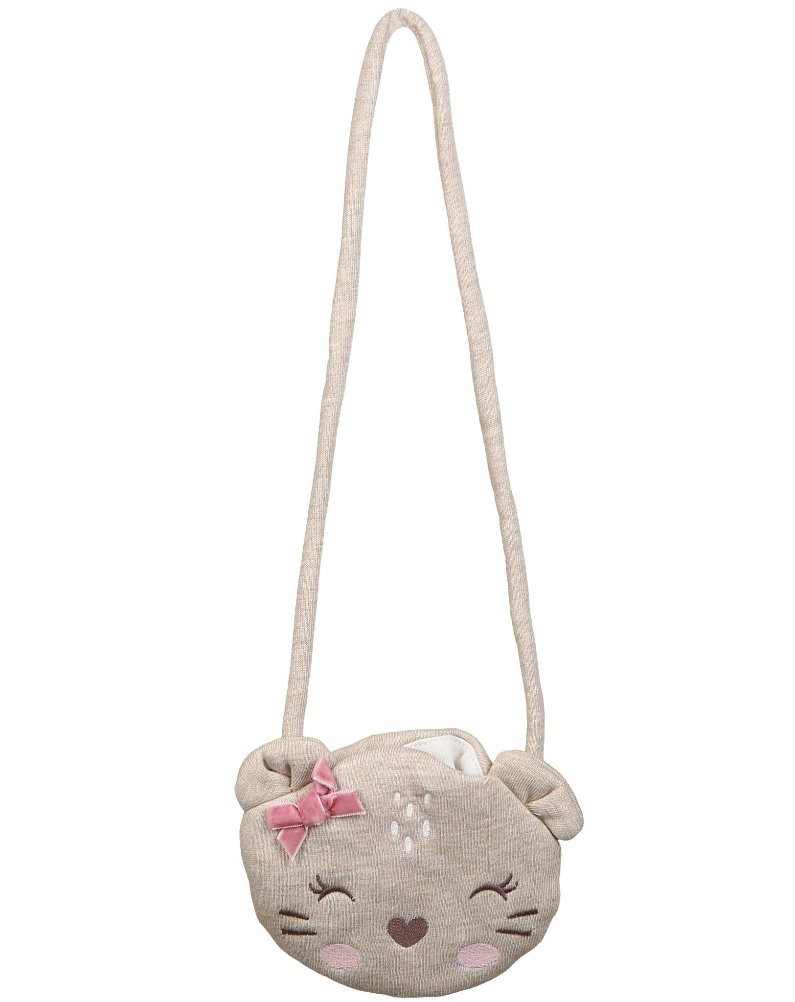 Langarm-Kleid KITTY BAG in weiß